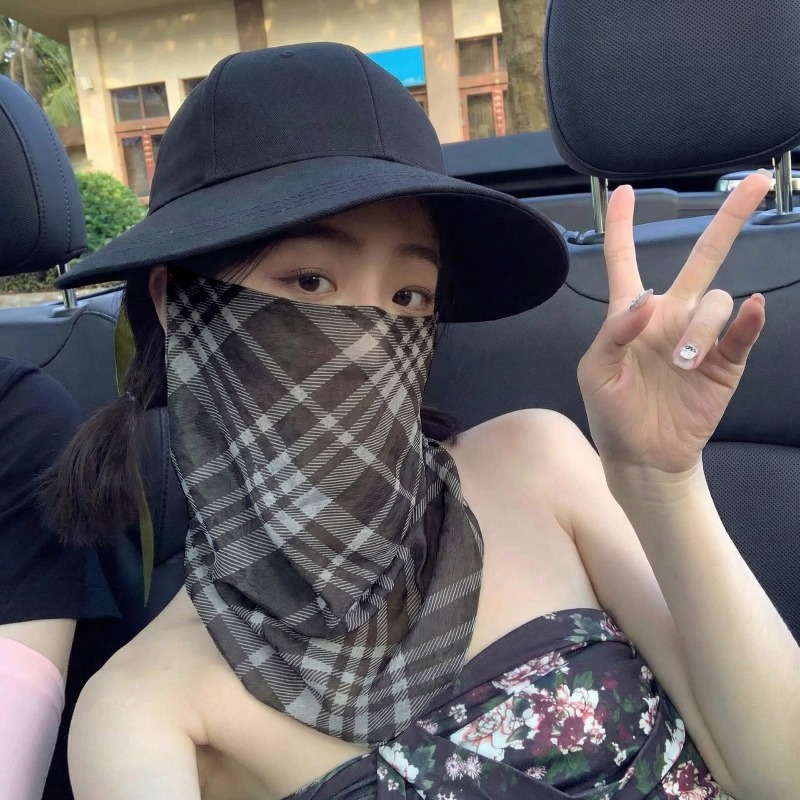 Fishing Mask Sun Protection - Penutup Leher Sutra Es Panjang untuk