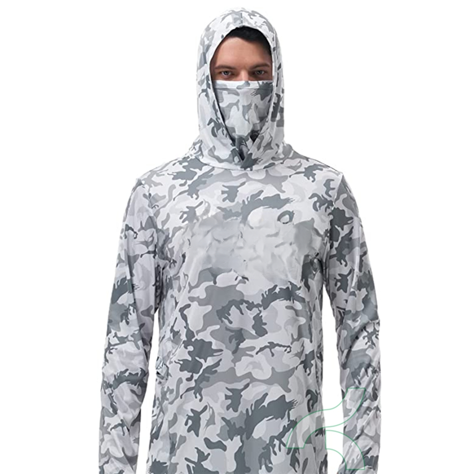 Baju memancing UPF 50 +, baju  - Fishing Mask Sun Protection ulasan dan harga