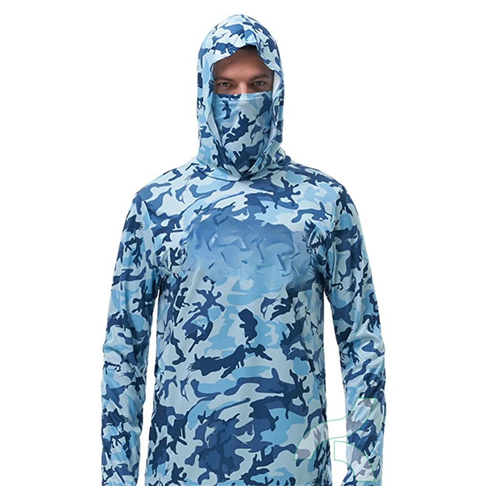 Baju memancing UPF 50 +, baju  - Fishing Mask Sun Protection ulasan dan harga