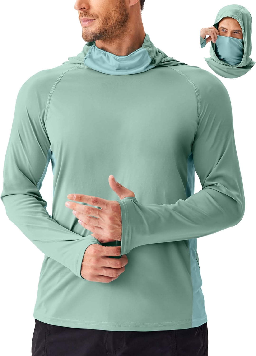 PINSPARK Hoodie Pelindung Mata - Fishing Mask Sun Protection ulasan dan harga