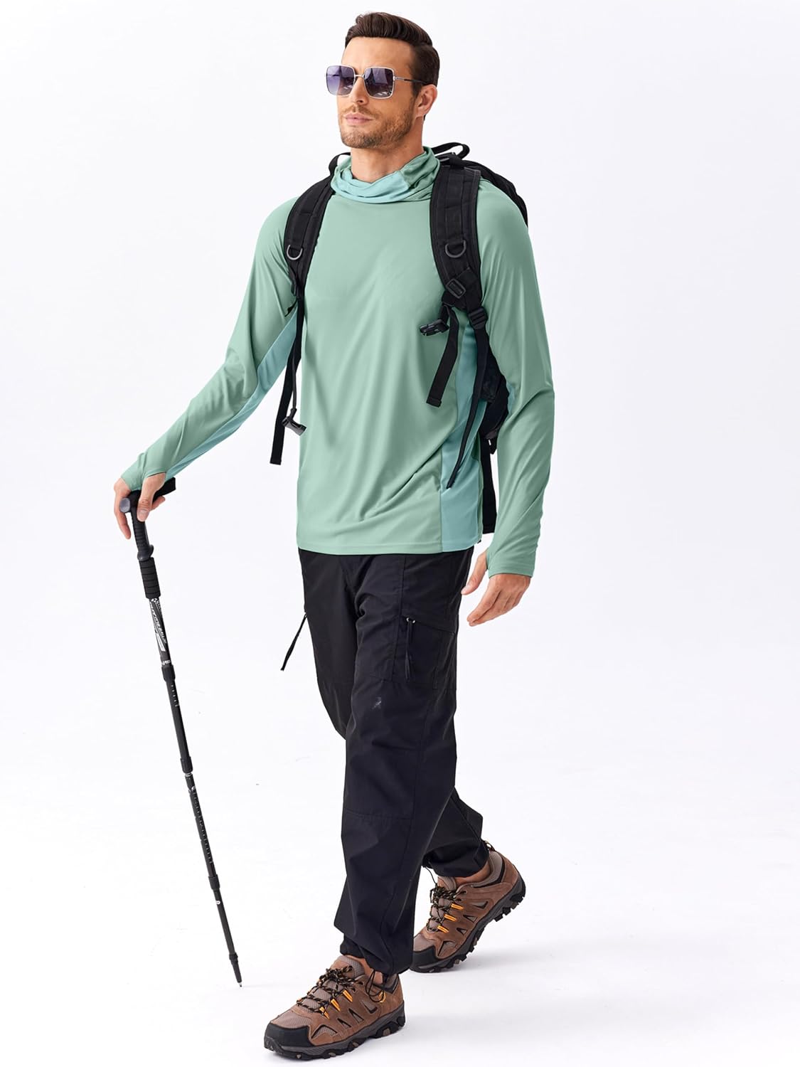 PINSPARK Hoodie Pelindung Mata - Fishing Mask Sun Protection ulasan dan harga