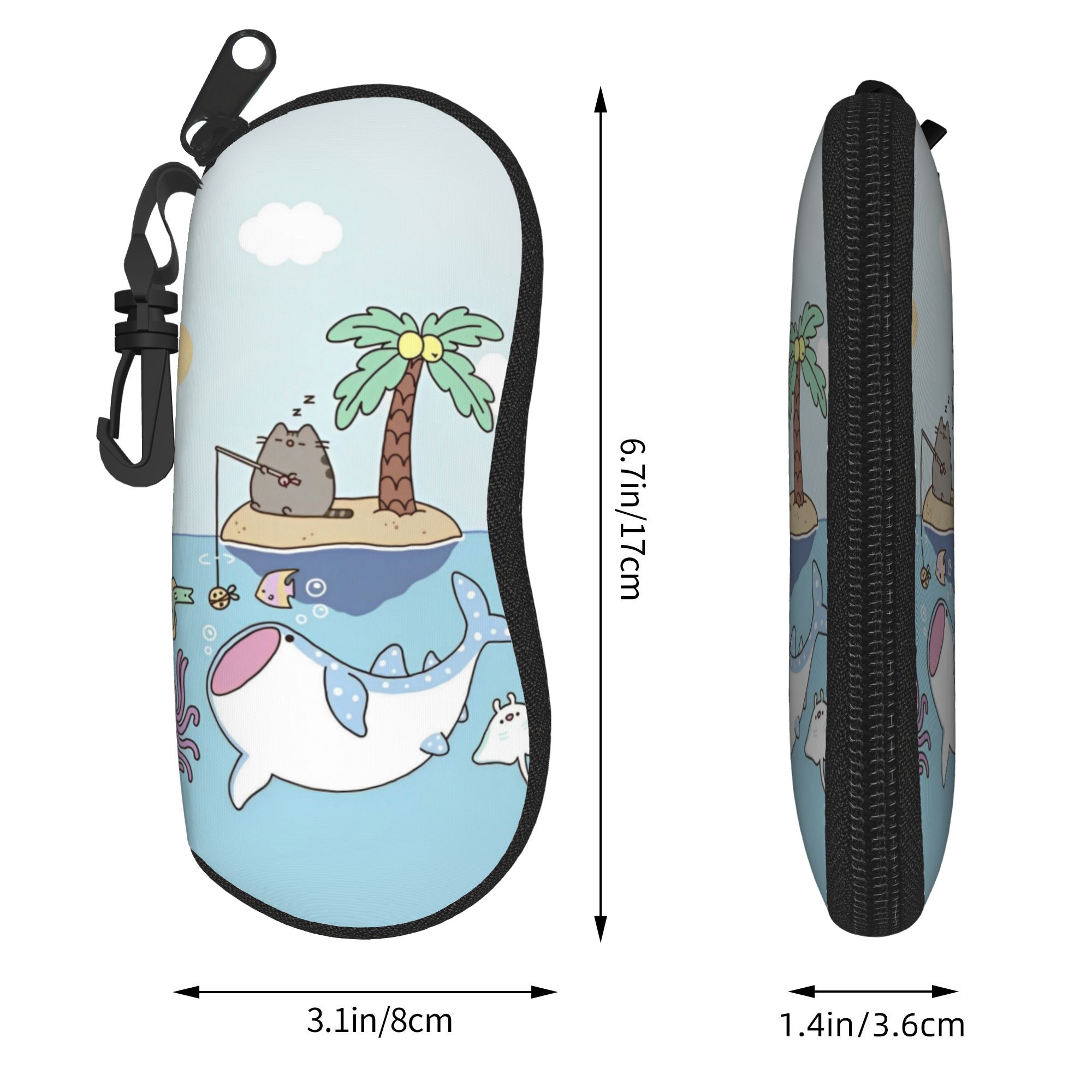 Kotak Kacamata Pancing P-Pushe - Fishing Bag Waterproof ulasan dan harga
