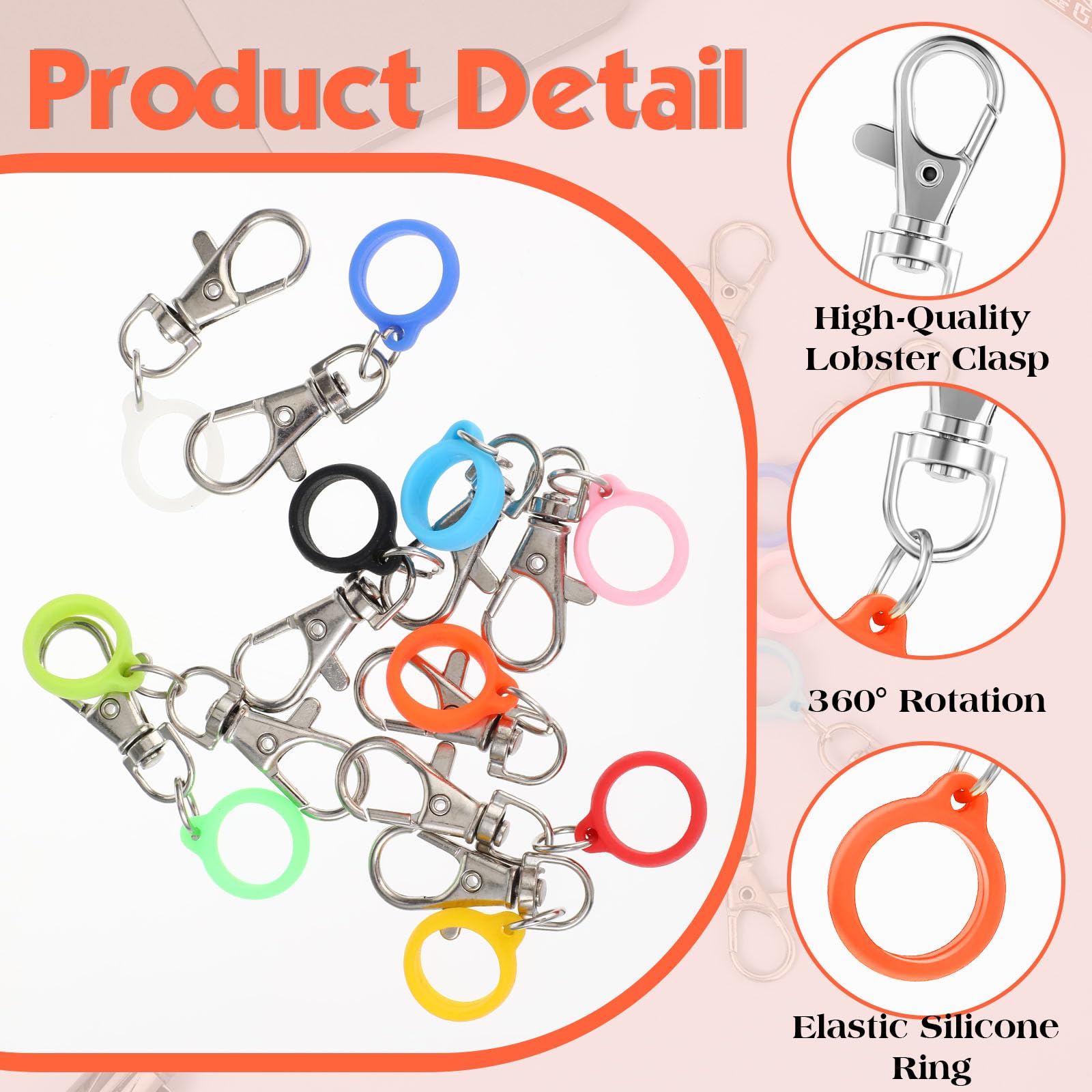10 Buah Klip Pena Silikon Klip - Penn Reel Fierce ulasan dan harga