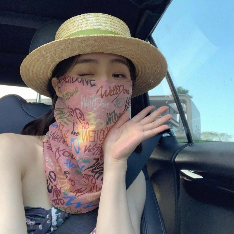 Penutup Leher Sutra Es Panjang - Fishing Mask Sun Protection ulasan dan harga