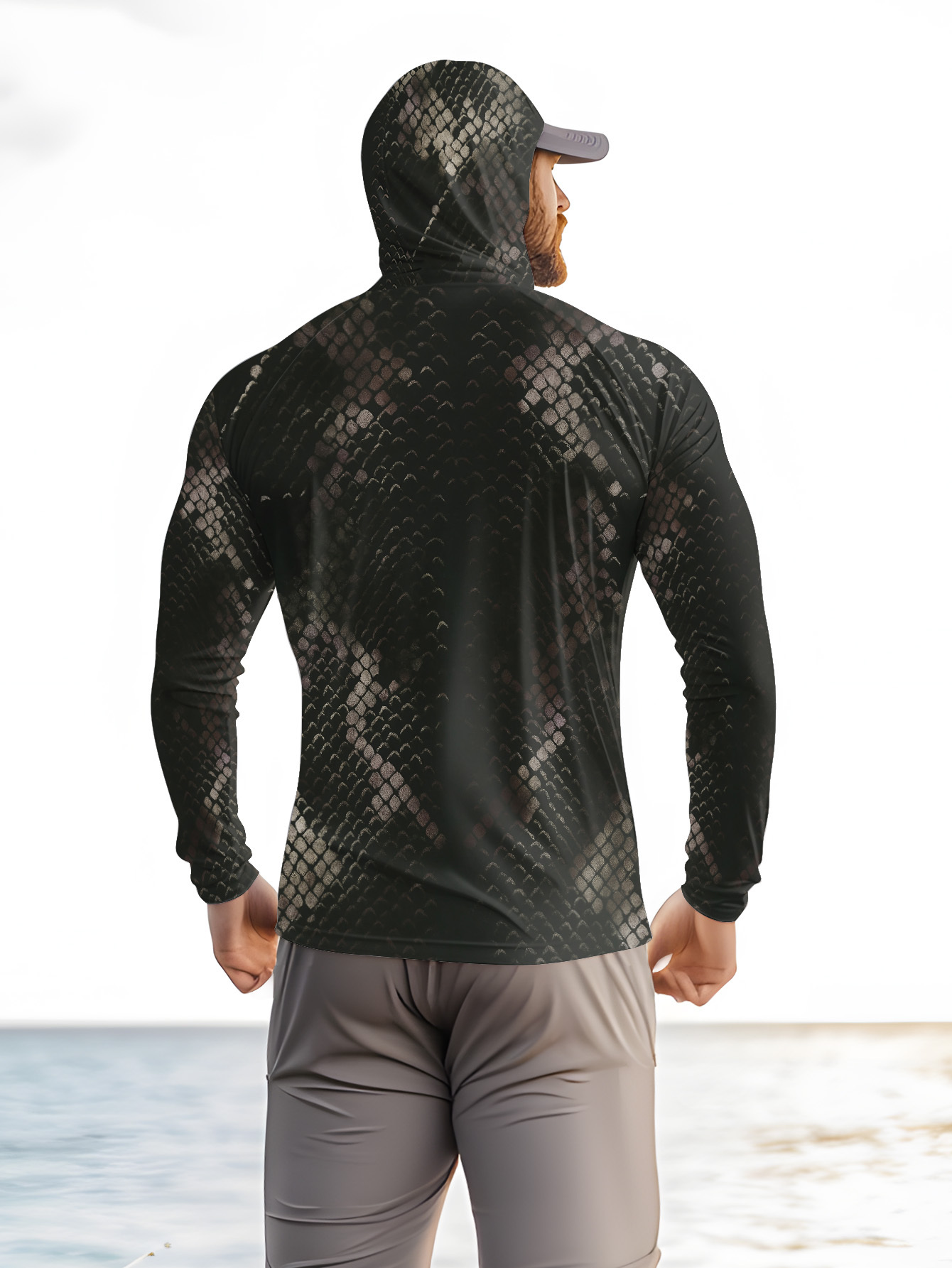 Kemeja Memancing Pria Berkerud - Fishing Shirt Uv Protection ulasan dan harga
